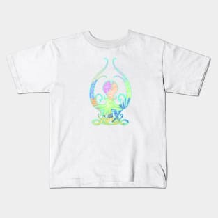 Art Nouveau Octopus Garden with Anemones Kids T-Shirt